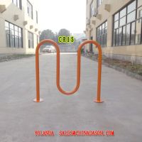 Metal Ground-Mounted Bike Rack Cr15