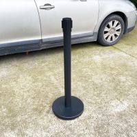 Crowd Control Post/Queue Line Post/Barrier with Retractable Belt /Retractable Belt Queue Barrier Post/Retractable Belt Barrier/Central Isolation Barrier