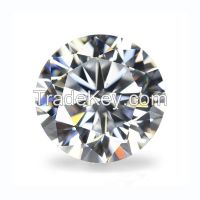 Diamond Cut White Cubic Zirconia Gems