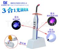 dental equipment dual color led curing light with photometer