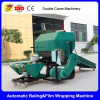 corn silage baling machine for sale, automatic round silage baler and wrapper 