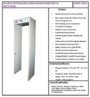 Door Frame Metal Detector with Battery Back-up