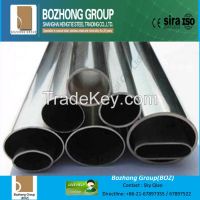 Oval stainless steel pipe