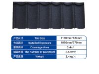 Stone Coated Roof Tile Hot Selling Building Material