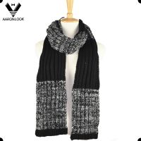 Fashionable Acrylic Knitted Men Winter Scarf