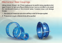 GRP mechanical steel coupling