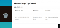 Measuring cup 10 ...