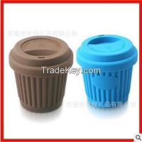 Eco- friendly Silicone Collapsible Cup/ Cheap Silicone Travel Mug / Silicone Coffee Cup