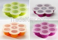 fda silicone baby food container with covers