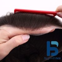 Mono Lace Men Toupee, Human Hair Topper Wig For Men 