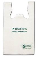 HDPE multi-color printing plastic T-shirt shopping bag