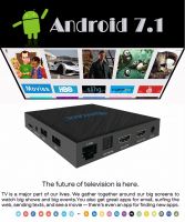 QINTAIX Q96 TV box android 7.1 media player 2gb ram 16gb rom Amlogic T962E hdmi input &amp;amp; output support RTC auto on/off with rotation