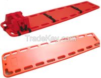 High Quality Medical Rescue Spine Board With The Head Immobilizer In F