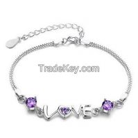 LOVE item charms bracelet
