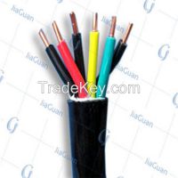 Copper Conductor PVC Insulation Ethylene Sheathed Control Cable