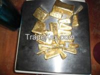 Gold Nuggets and Gold Bars For Sale 