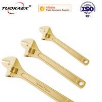 China manufacturer non sparking adjustable wrench