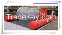New popular outdoor sports game inflatable human bowling ball games good sale
