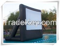 Inflatable movie screen rear projection movie screen for sale