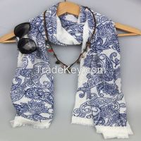 Top sale Beauty printed Lady scarf