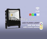 outdoor IP65 rgb/rgbw color changing flood light App control
