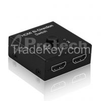 V1.4 HDMI Bi-Direction 2 to 1 Switcher, 1 to 2 Splitter with Full 3D and 4Kx2K (340MHz)
