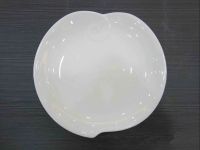 Peach Shaped Dinner Plate