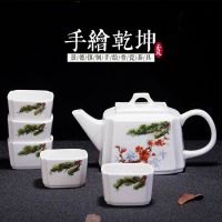 High Quality Hand Painted Bone China Tea Set 6PCS