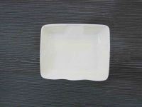 Rectangular Dish with A Wave Edge