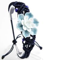 Lotus Flower Porcelain Bracelet
