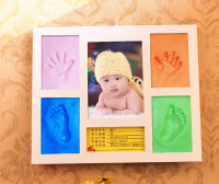 Baby Souvenir Factory Sale Children& Day gifts My first year Baby Photo Frame with clean-touch inkpad   