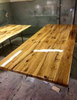 Solid wood tables and tabletops