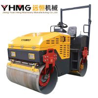 Hydraulic 3 Tons Double Steel Compaction Double Drum Road Roller