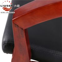 Meteoric and Decent Solid Wood Conference Chair Soft Cow Leather Chair (LS-DB-0005)