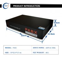 Factory price Telephone system/PABX /office PBX /P432