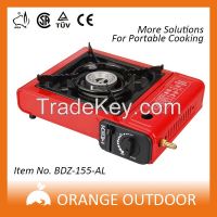 dual use lpg butane portable gas stove, camping stove