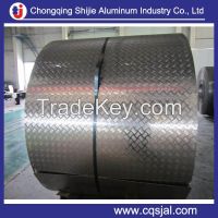 embossed aluminum tread sheet / anti-slip alumnium checkered plate