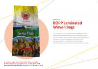 Polypropylene (PP)/ High Density Polyethylene (HDPE) Woven Bags, BOPP Laminated Bags and Flexible Intermediate Bulk Container (FIBCs) 
