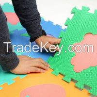 Meitoku Puzzle Mat,Colorful Fruits Puzzle EVA Mat,Soft Jigsaw Puzzle Eva Carpet Mat,Safety and Environmentally Friendly