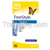 FreeStyle Optium Blood Glucose Test Strips 100ct