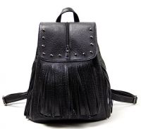 2016Korean style of PU backpack  girl backpack pu lady bag with Tassels