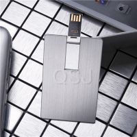 Flash Drive USB 2.0 - metal credit card pendrive, Promotional Gift, Pendrive