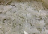 pet bottle flakes white