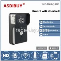 Smart wifi video doorbell handsfree two way audio for Android and iOS phone
