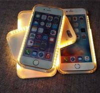 Plastic Material LED selfie light up phone case for iphone 6 6plus