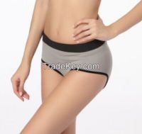 Grey-Black Womenâs Seamless Classic Brief