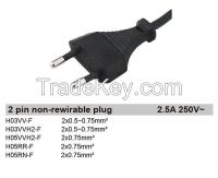 VDE power cord/ electrical wires/ power line
