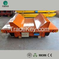 Steel Coil Handling Rail Transfer Trailer With V-frame