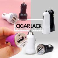 car charger, USB car charger, Cigar jack, Car adaptor,USB Plugs for car, car jack
