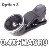 Clip Lens, Lens, 0.4 super wide camera lens,Mobile clip lens,Mobile lens,Mobile camera leans